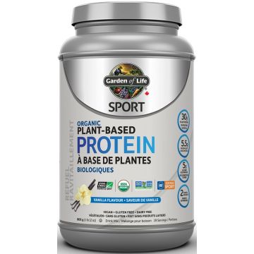 Sport - Protéine à base de plante biologique à la vanille