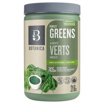 Aliments verts parfaits biologiques nature 27 portions