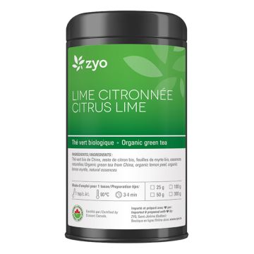 Thé vert Lime citronnée biologique