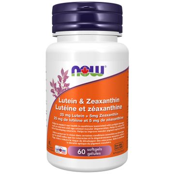 Lutéine 25 mg et zéaxanthine 5 mg - Santé des yeux