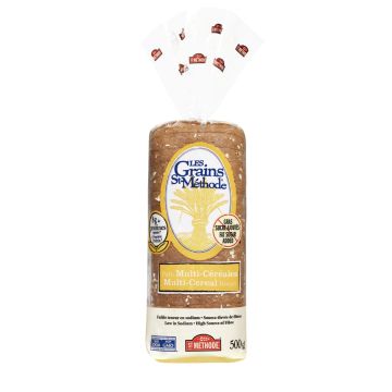Les grains St-Méthode - Multi-cereal bread no fat, no sugar added