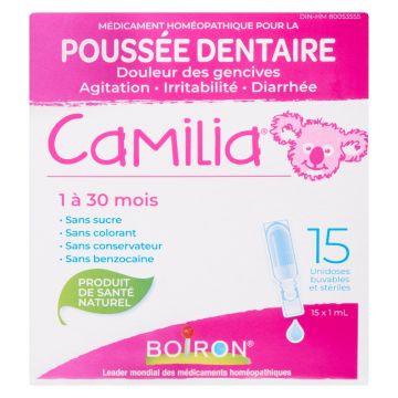 Camilia 1 à 30 mois - Poussée dentaire