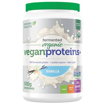 Fermented Organic Vegan Proteins+ Vanilla 20 Servings