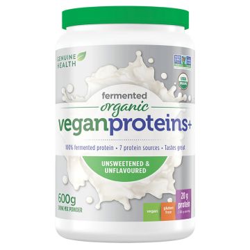 Fermented Organic Vegan Proteins+ Unsweetened and Unflavored 23 portions