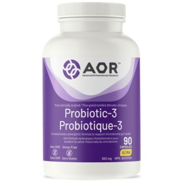 Probiotique-3 600 mg - Santé intestinale