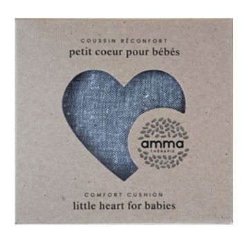 Coussin réconfort Cœur pour bébé en coton biologique