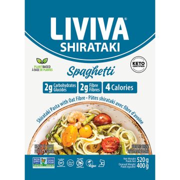 Organic Shirataki Pasta with Oat Fibre - Spaghetti