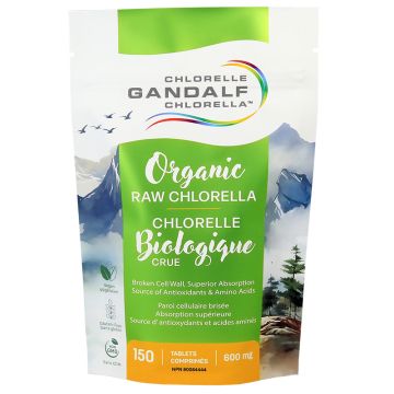 Organic Raw Pure Chlorella 600 mg