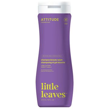 Little Leaves - Shampoing et gel nettoyant 2 en 1 poire et vanille