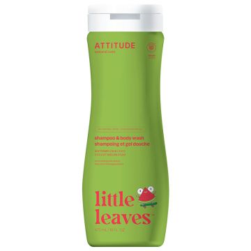 Little Leaves - Shampoing et gel nettoyant 2 en 1 coco et melon d'eau