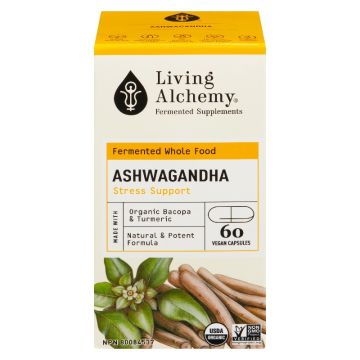 Organic Fermented Ashwagandha 120 mg - Stress