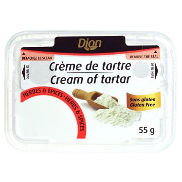 Crème de tartre sans gluten