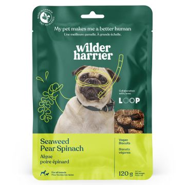 Seaweed Vegan Biscuits Pear Spinach