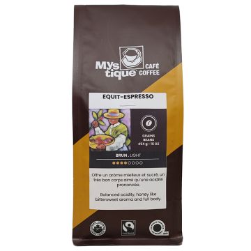 Grains de café biologique - Equit-Espresso