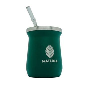 Kaki Green Silicone Stainless Steel Gourd