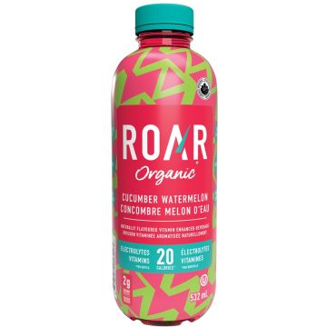 Organic Hydration Beverage with Electrolytes and Vitamins - Cucumber Watermelon
