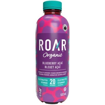 Organic Hydratation Beverage with Electrolytes and Vitamins - Blueberry Acai