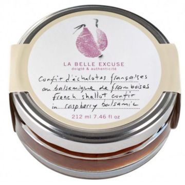French shallot confit in raspberry balsamic