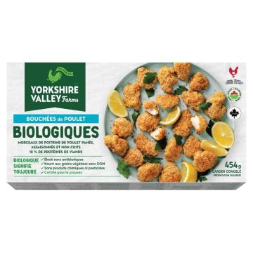 Filets de poitrine de poulet biologique