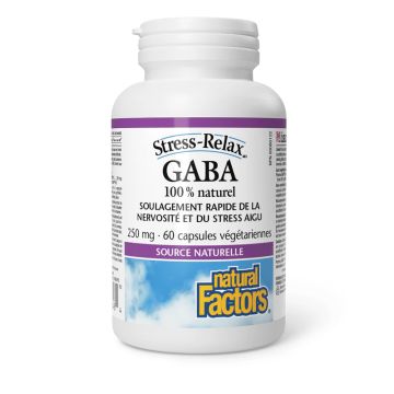 Gaba 100% naturel 250 mg Stress Relax - Anxiété et Relaxation