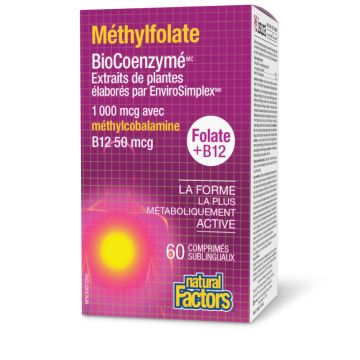 Méthylfolate BioCoenzymé 1000 mcg avec B12 50 mcg - Grossesse