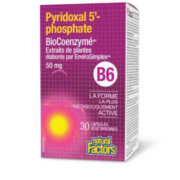 BioCoenzymated Pyridoxal 5’-phosphate Vitamin B6 50 mg - Metabolism and Nervous System
