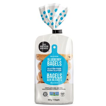 Bagels aux bleuets sans gluten