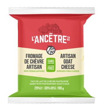 Fromage de chèvre artisan sans lactose 29%