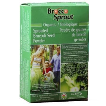 Brocco Sprout - Poudre de graines de brocoli germées biologiques