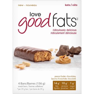 Snack bars gluten free - Peanut butter chocolatey (4 bars per box)