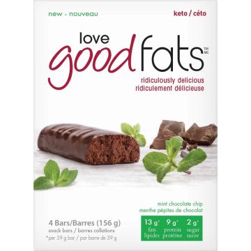 Snack bar - Mint chocolate chip (Box of 4 bars) - Gluten free