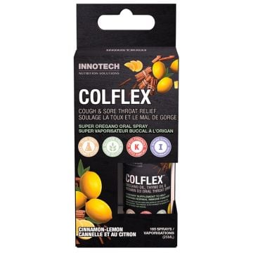 Colflex spray for cough & throat relief - Cinnamon-lemon