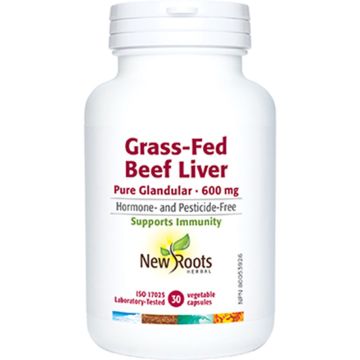 Grass Fed Beef Liver Pure Glandular 600mg - Immunity