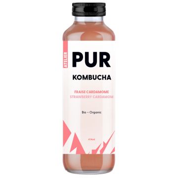 Organic Kombucha - Strawberry and Cardamom