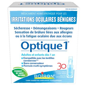 Optique 1 irritations oculaires bénignes