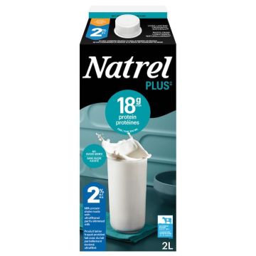 Lait 2% sans lactose protéines 18 g