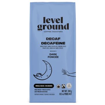Café équitable biologique décaféiné en grains