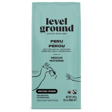 Café équitable biologique Pérou en grains