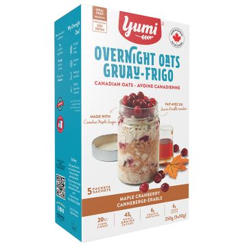 Organic Overnight Oat - Maple Cranberry