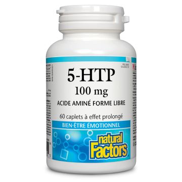 5-HTP 100 mg acide aminé forme libre - Bien-être émotionnel