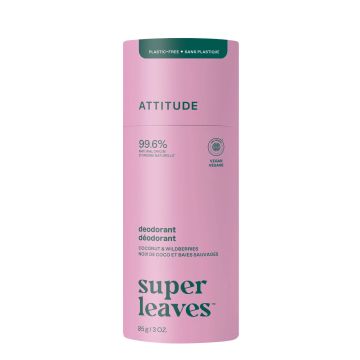 Super Leaves Déodorant - Noix de coco et baies sauvages