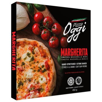 Gluten free pizza Margherita - Tomatoes, mozzarella, basil