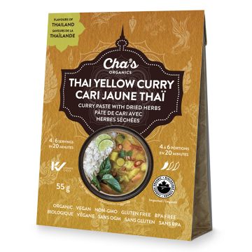 Pâte de cari avec herbes séchées - Jaune Thaï