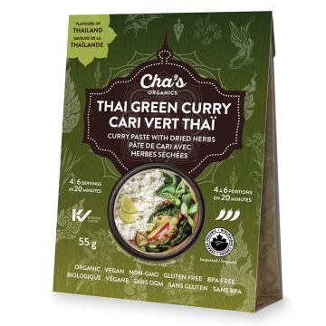 Pâte de cari avec herbes séchées - Vert Thaï