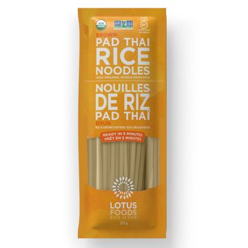 Nouilles de riz brun Pad Thai biologiques