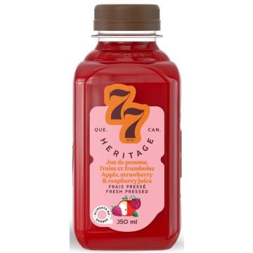Apple Strawberry Raspberry Fresh Pressed Juice