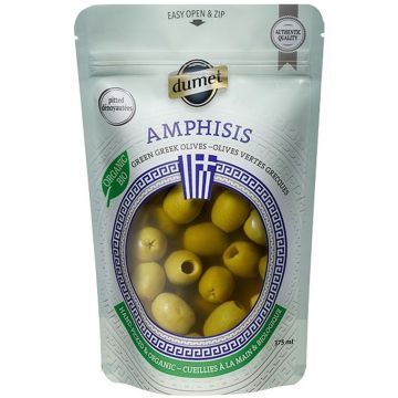 Organic green greek olives - Amphisis