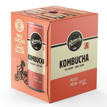 Organic Kombucha Peach No Sugar