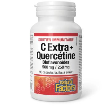 C Extra 500 mg + Quercetin 250 mg Bioflavonoids - Immune System
