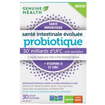 Daily Immune + Vitamin D and Zinc Probiotic 50 Billion - Immune System